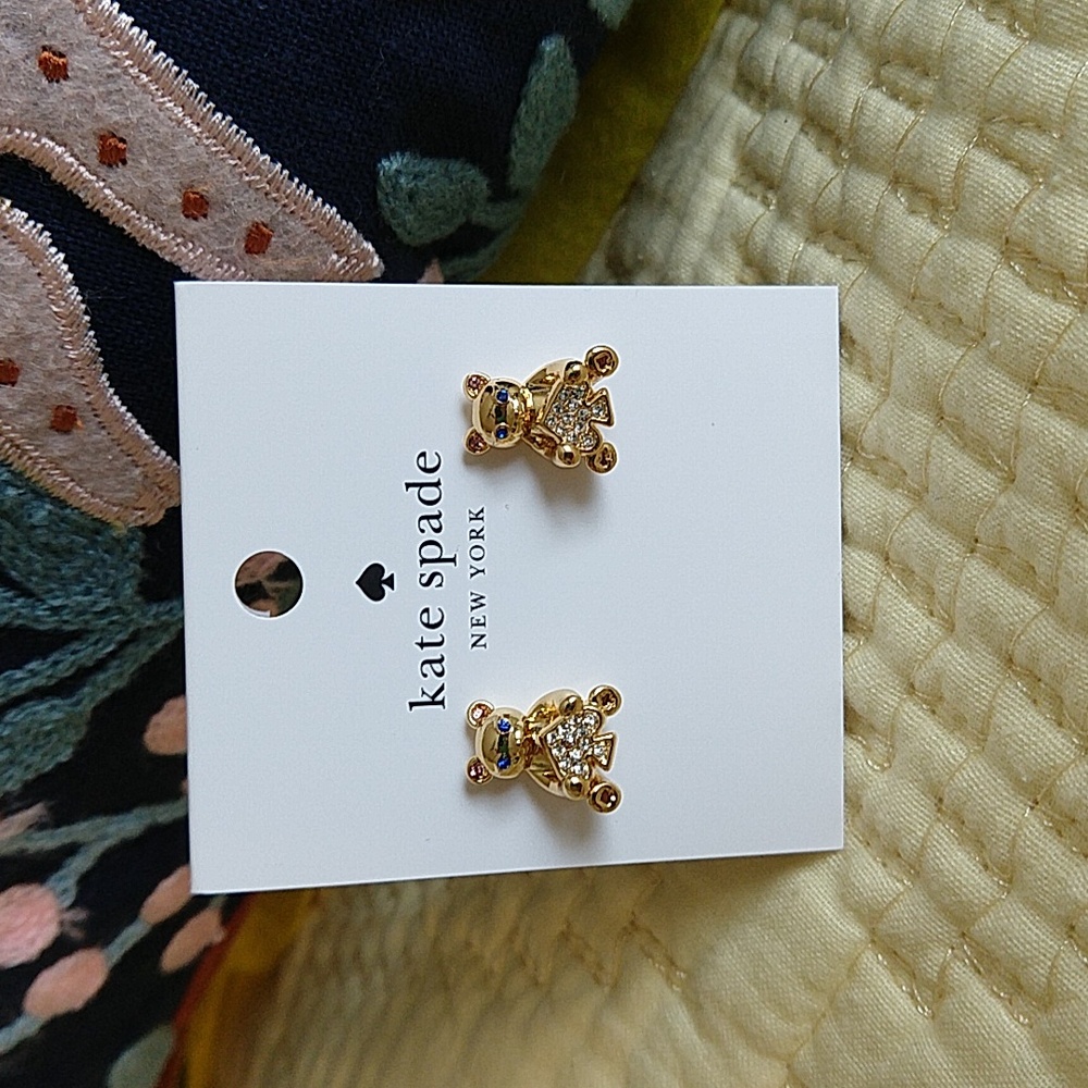 Kate Spade Cute Bear Stud Earrings